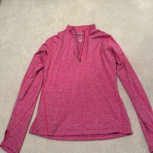 Nike dri fit half zip long sleeve shirt